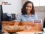 Assistenz (m/w/d) der Geschäftsleitung - Vollzeit / Teilzeit (unbefristet) | Zentrale der MUNDFEIN GmbH in Ratingen | Ab sofort - Ratingen