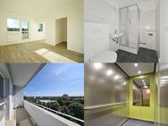 Erstbezug nach Komplettrenovierung: 1,5 Zimmerwohnung mit Balkon, Fahrstuhl & Ausblick - Freiberg