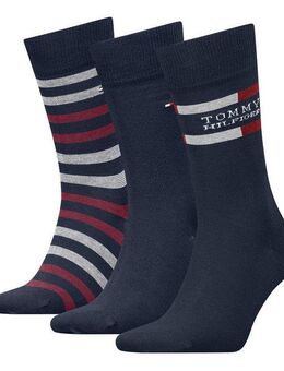 Tommy Hilfiger Socken TH MEN SOCK 3P GIFTBOX TOMMY STRIPE (3 Paar)