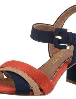 MARCO TOZZI Sandalette, Blockabsatz, Sommerschuh, Sandale mit verstellbarem Fesselriemchen
