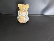 Teddybär Dekofigur Steinguss 10 cm hoch - Essen