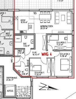 Energieeffiziente 4-Zimmer-Obergeschosswohnung mit Balkon - Rudersberg