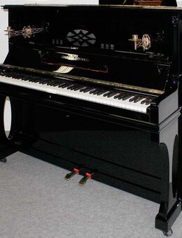 Klavier Grotrian-Steinweg 128, schwarz poliert, Nr. 29130, 5 Jahre Garantie - Egestorf