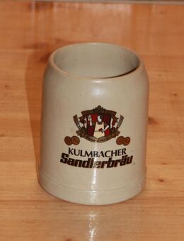 Kulmbacher Sandlerbräu Bierkrug Steingut Steinzeug Keramik 0,4L - Borken