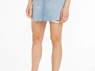 Tommy Jeans Jeansrock MOM UH SKIRT BH0015 Webrock mit heavy Destroyed Effekten am Saum