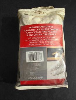 Wärmepantoffeln Socken Einheitsgröße erwärmbar in Mikrowelle+Backofen 5,- - Flensburg