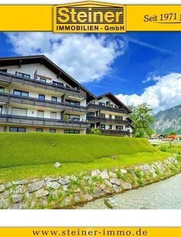 Oberau: 2-3-Zimmer-Panorama-Wohnung ca. 58 m², Balkon, 1. OG, Keller, EBK, TG-Platz a. W. - Garmisch-Partenkirchen