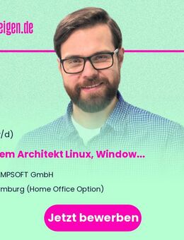 System Architekt Linux, Windows, Cloud (m/w/d) für unsere IT-Abteilung - Hannover Mitte
