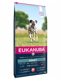 Eukanuba Adult Large Breed Lachs - Sparpaket: 2 x 12 kg