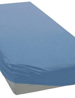 OTTO products Spannbettlaken Big Stripe in Gr. 90x200, 140x200 oder 180x200 cm, Jersey, Gummizug: rundum, (1 Stück), aus Bio-Baumwolle, für Matratzen bis 30 cm Höhe, Bettlaken