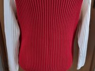 John Devin Strick Pullover Gr. M 48/50 in rot mit weissem Arm " NEU " - Verden (Aller)