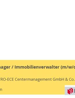 Center Manager / Immobilienverwalter (m/w/d) - Göttingen