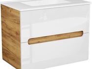 welltime Waschtisch Lupo, Badschrank mit Waschbecken,Soft Close,in verschiedenen Breiten (60,80)