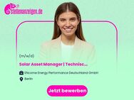 Solar Asset Manager | Technischer Betriebsführer | Projektmanager Photovoltaik (m/w/d) - Vollzeit - Frankfurt (Main)