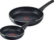 Tefal Pfannen-Set Generous Cook, Aluminium (Set, 2-tlg., je 1 Pfanne Ø 20/28 cm, H: 4,5/5 cm), Antihaftversiegelung, Thermo-Signal, tief, alle Herdarten, Induktion