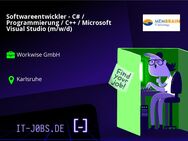 Softwareentwickler - C# / Programmierung / C++ / Microsoft Visual Studio (m/w/d) - Karlsruhe