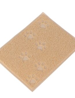 Katzentoilettenvorleger Pfötchen - beige
