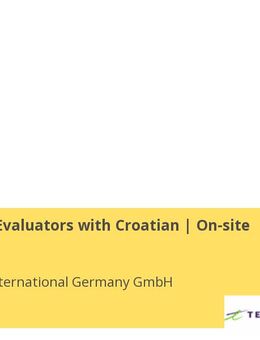 AI Prompt Evaluators with Croatian | On-site (m/w/d) - Essen