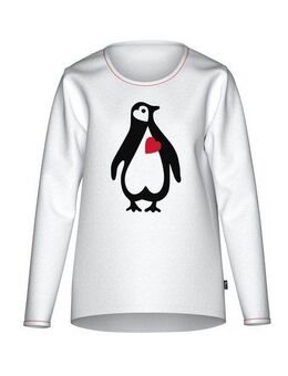 Trigema Schlafanzug TRIGEMA Pyjama-Oberteil mit herzigem Pinguin-Print (1 tlg)