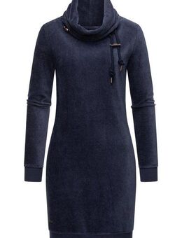 Ragwear Sweatkleid Chloe Velvet stylisches Langarmkleid in Samtoptik