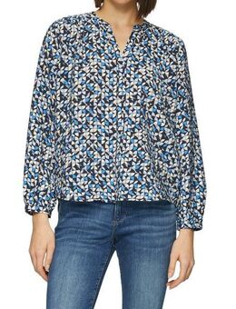 s.Oliver Langarmbluse mit All-Over-Print
