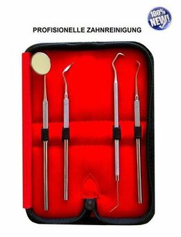 DENTAL SET 4ER ZAHNREINIGUNG ZAHNSTEINENTFERNER ZAHNSONDE NEU - Dortmund Wickede