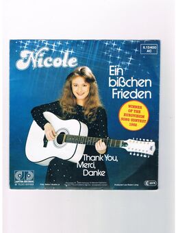 Nicole-Ein bißchen Frieden-Thank you,Merci,Danke-Vinyl-SL,1982 - Linnich