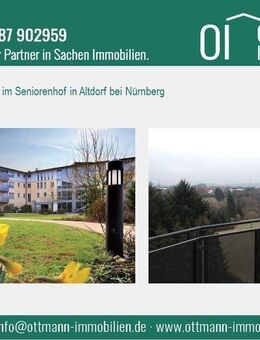 2-Zimmer-Seniorenwohnung mit Balkon - Altdorf (Nürnberg)