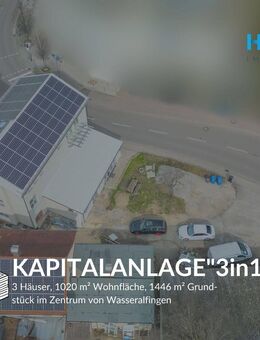 KAPITALANLAGE"3in1" - 3 Häuser, 1020 m² Wohnfläche, 1446 m² Grundstück im Zentrum von Wasseralfingen - Aalen