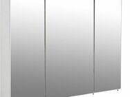 Schildmeyer Spiegelschrank Profil 16 Breite 90 cm, 3-türig, LED-Beleuchtung, Schalter-/Steckdosenbox