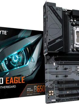 Gigabyte B650 EAGLE Mainboard - AMD Ryzen 9000er-Serie, 12+2+2 Phasen VRM, bis Mainboard