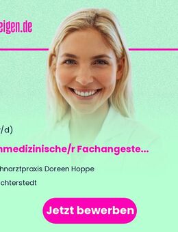 Zahnmedizinische/r Fachangestellte/r / Quereinsteiger/in - Seeland Nachterstedt