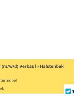 Mitarbeiter (m/w/d) Verkauf - Halstenbek - Halstenbek