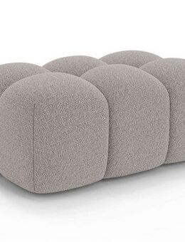 OTTO home Polsterhocker KALLIE Sitzhocker, Bubble-Optik, Maße B/T/H: 90/60/44 cm, moderne Steppung, hoher Sitzkomfort und modernes Design