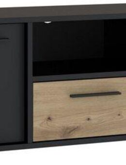 FORTE Lowboard Cardigan TV-Board, TV-Schrank, TV-Board, 2 farbig, Stauraum Kabelführung