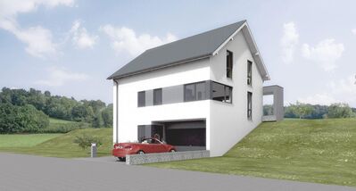 Exklusives Einfamilienhaus - in Massivbauweise (Ausbauhaus auf Keller)
