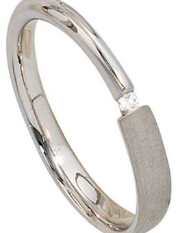 JOBO Diamantring, 925 Silber mit 1 Diamant