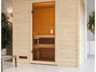 welltime Sauna Sunie, BxTxH: 195 x 145 x 187 cm, 38 mm, ohne Ofen
