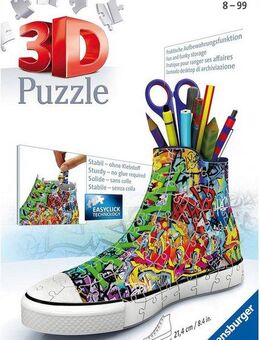 Ravensburger 3D-Puzzle Sneaker Graffiti Style, 108 Puzzleteile, Made in Europe