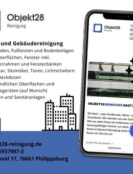 Professionelle Grund- und Gebäudereinigung Deutschlandweit - schnell, flexibel und zuverlässig! - Philippsburg