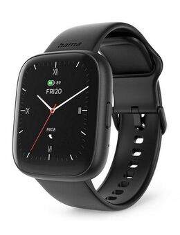 Hama Smartwatch 46 mm (Telefonfunktion, WhatsApp, E-Mail etc., wasserdicht) Smartwatch (4,19 cm/1,65 Zoll)