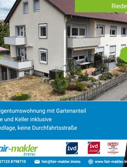 FAIR-MAKLER: Wohnen in Ortsrandlage - auch für Kapitalanleger - Riederich