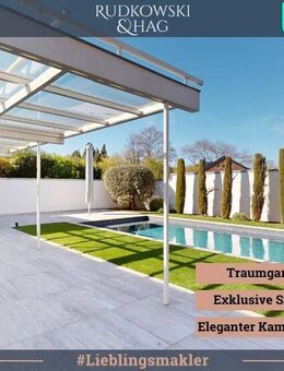 Stilvolles Wohnen - Traumgarten mit Pool und exklusivem Komfort - Frechen