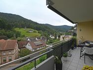 Charmante, großzügige 2-Zimmer-Wohnung mit traumhafter Aussicht in idyllischer Lage - Bad Rippoldsau-Schapbach