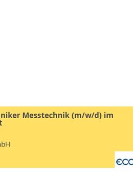 Servicetechniker Messtechnik (m/w/d) im Innendienst - Iserlohn