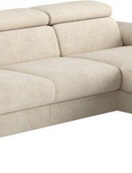 COTTA Ecksofa Kitty L-Form, B: 242 cm, mit Kopfteilverstellung, optional Bettfunktion & Bettkasten