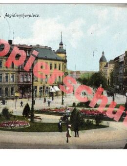 Historische Ansichtskarte „Hannover. Aegidienthorplatz“, gel. 1912 - Landsberg