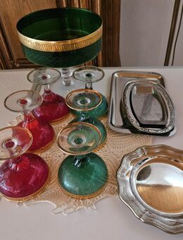 y15) Flohmarktkiste Nr 6 Trödel Kiste Gläser Schnapsgläser Dessert Set - Burgdorf Zentrum