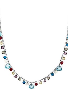 Firetti Kette mit Anhänger Schmuck Geschenk Silber 925 Halsschmuck Halskette Herz, mit Zirkonia (synth)