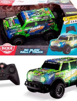 Dickie Toys RC-Auto RC Glow Rally Truck, mit Licht und Gummireifen